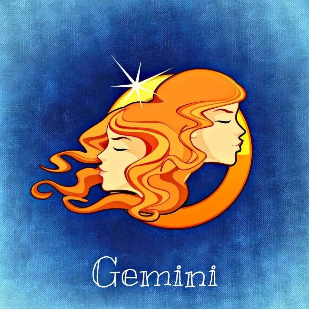 An artist's rendition of the classic Gemini logo.